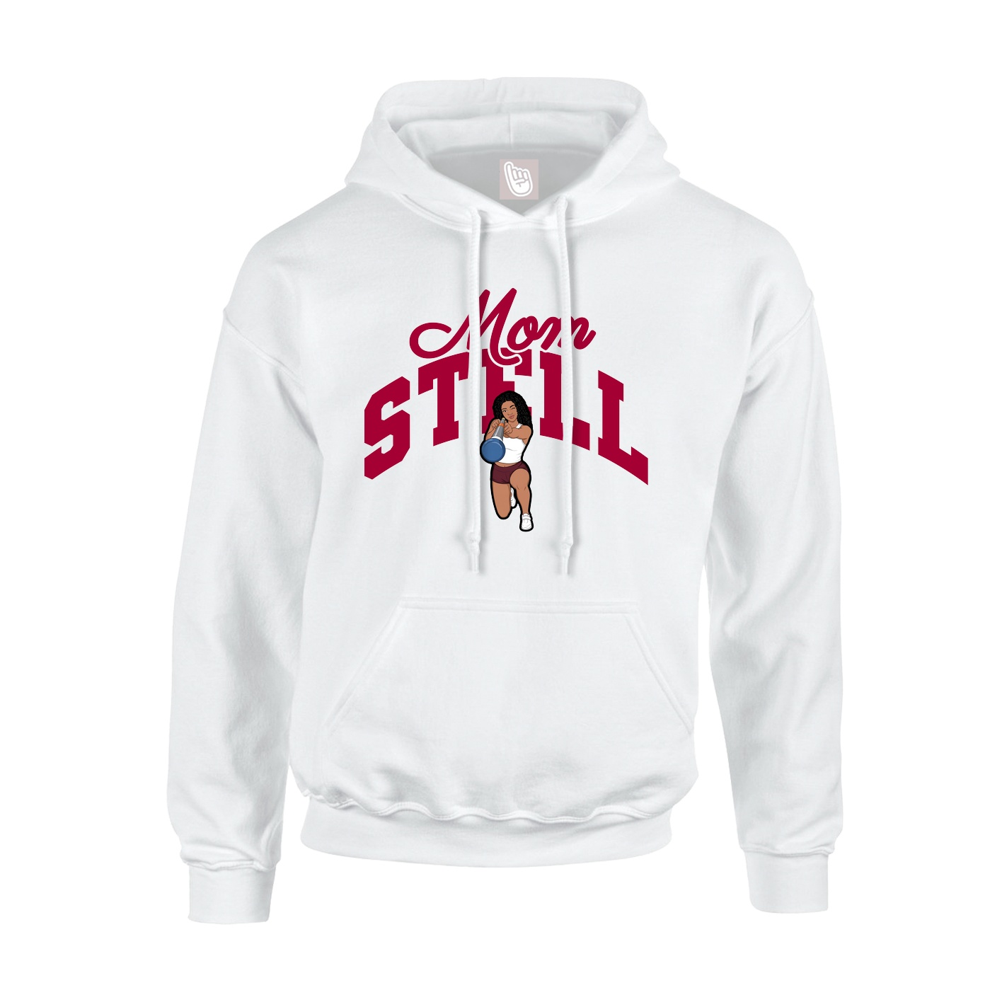 Hoodie — Mothers Day Arch in White