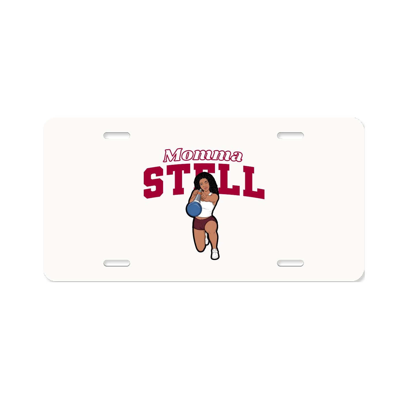 License Plate — Mothers Day Block in Classic