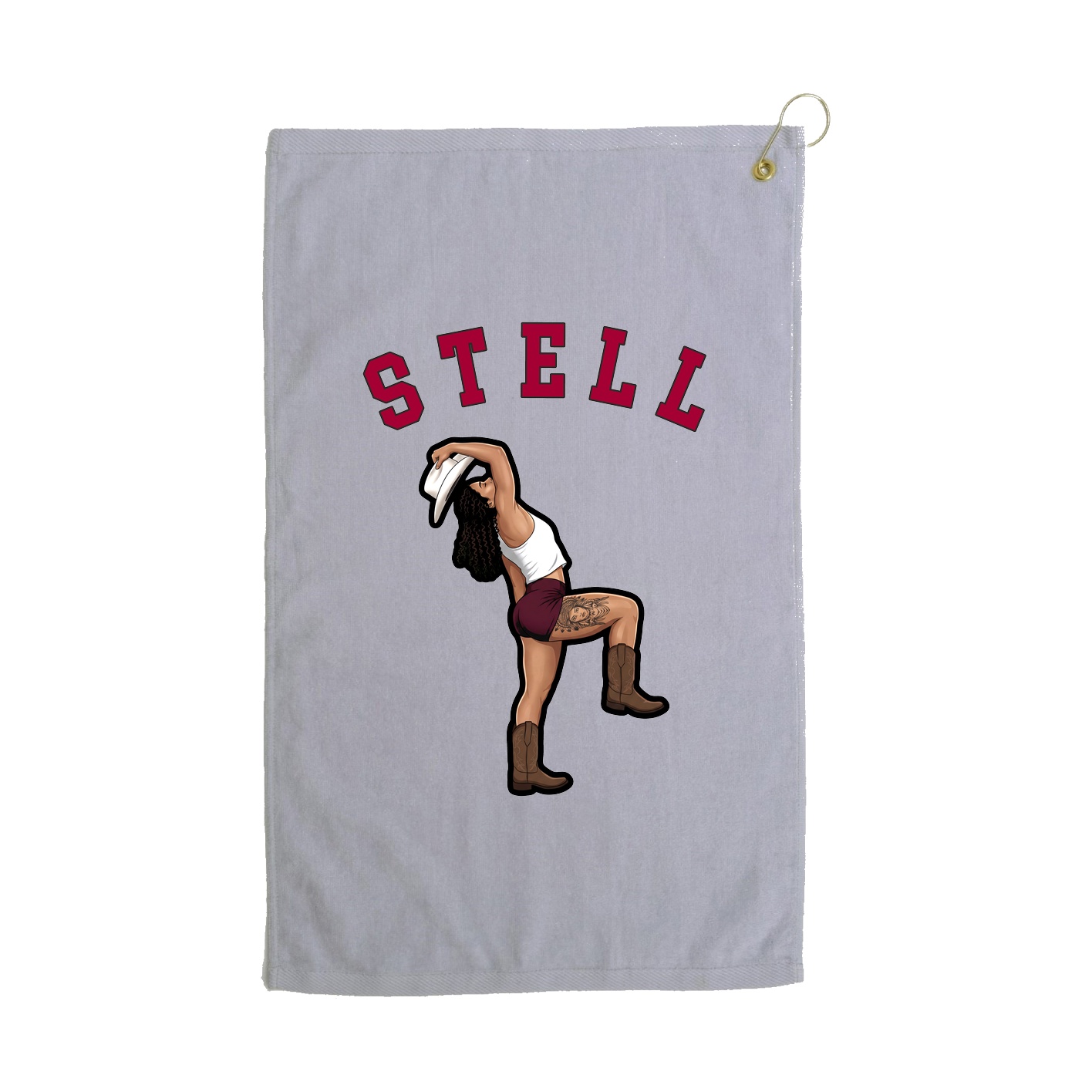 Golf Towel — Shirsey Arch in Grey