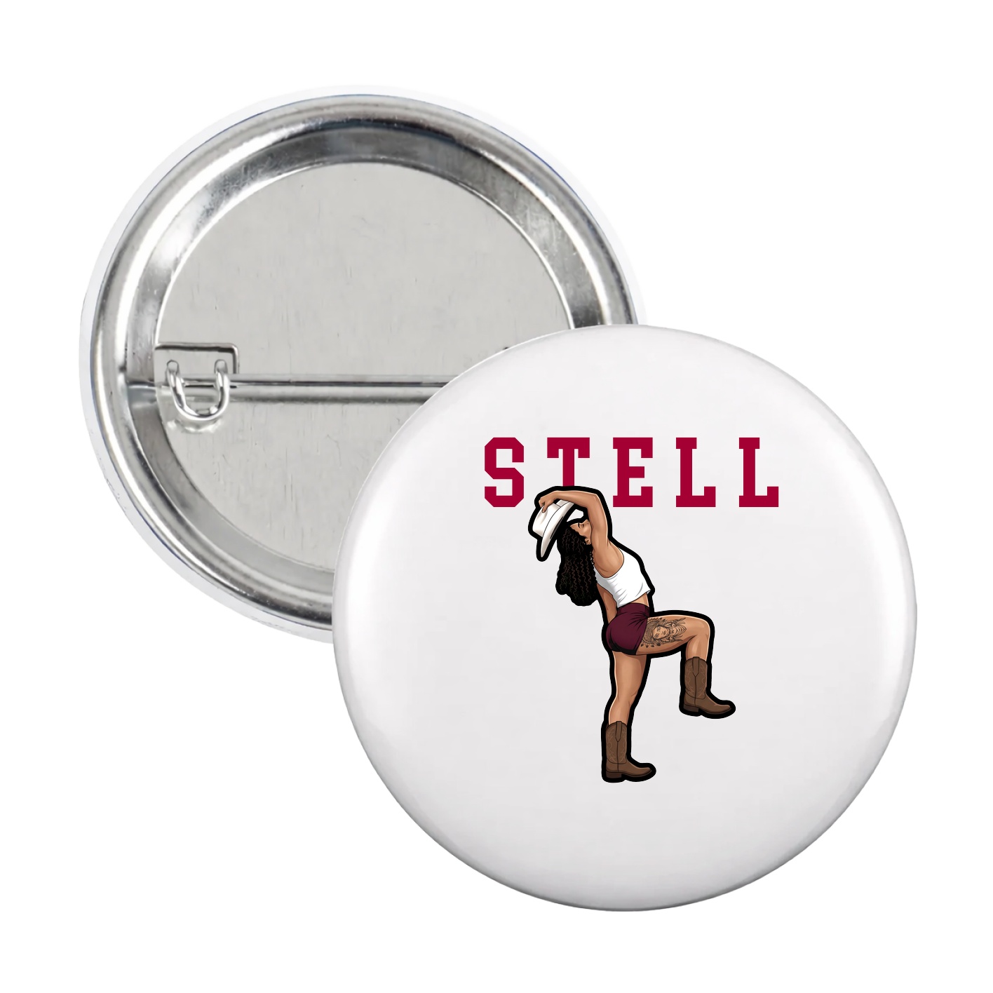 Game Day Button — Shirsey in White