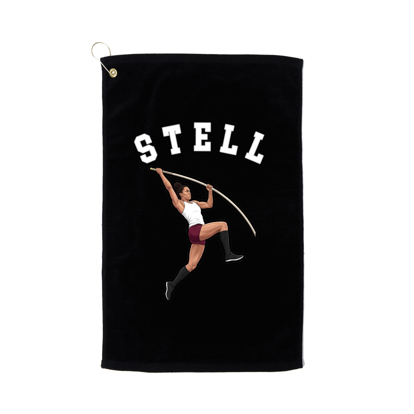 Golf Towel — Shirsey Arch in Black