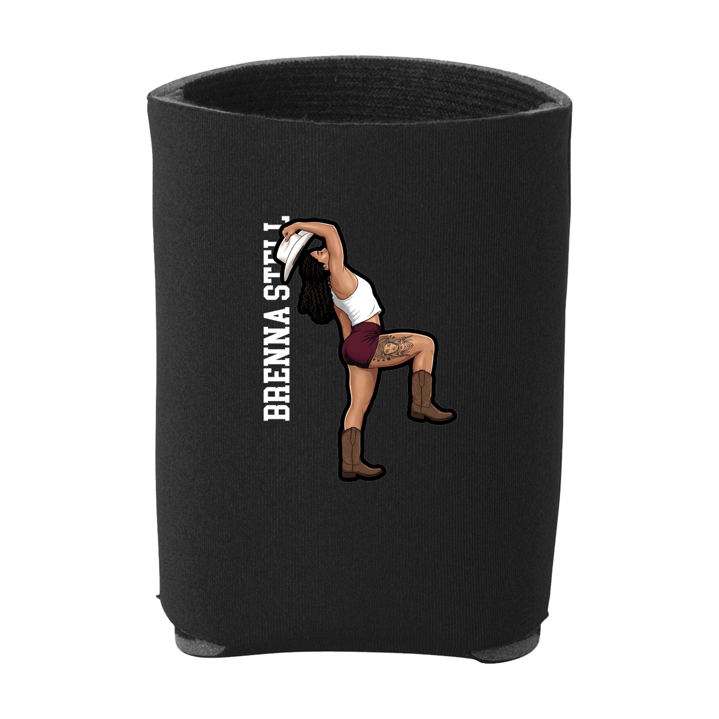 Can Holder — Name Vertical in Black