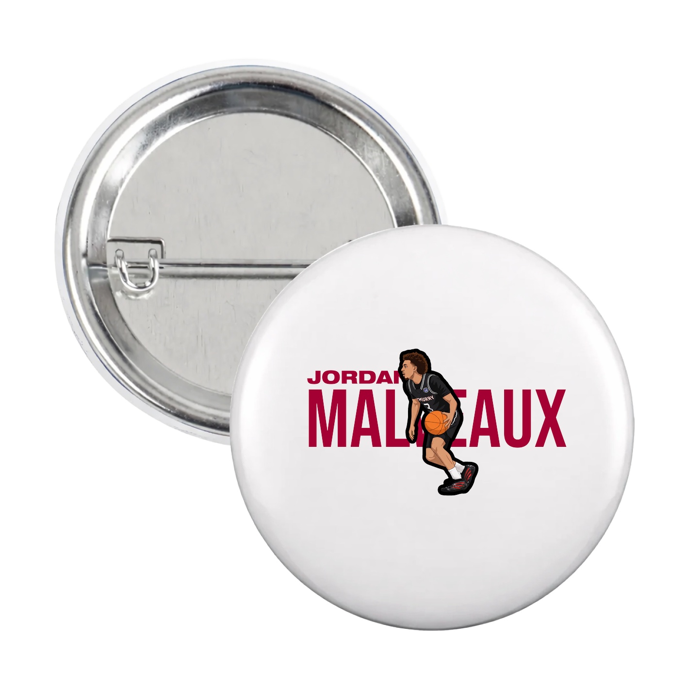 Game Day Button — Player Name in White