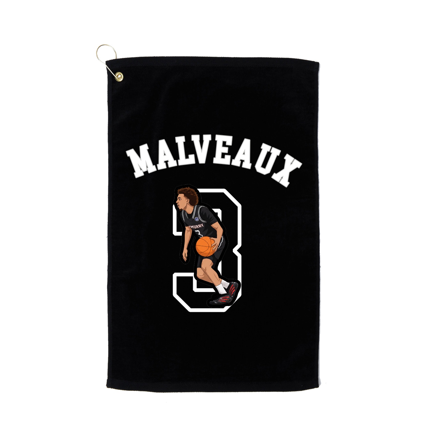 Golf Towel — Shirsey Arch in Black