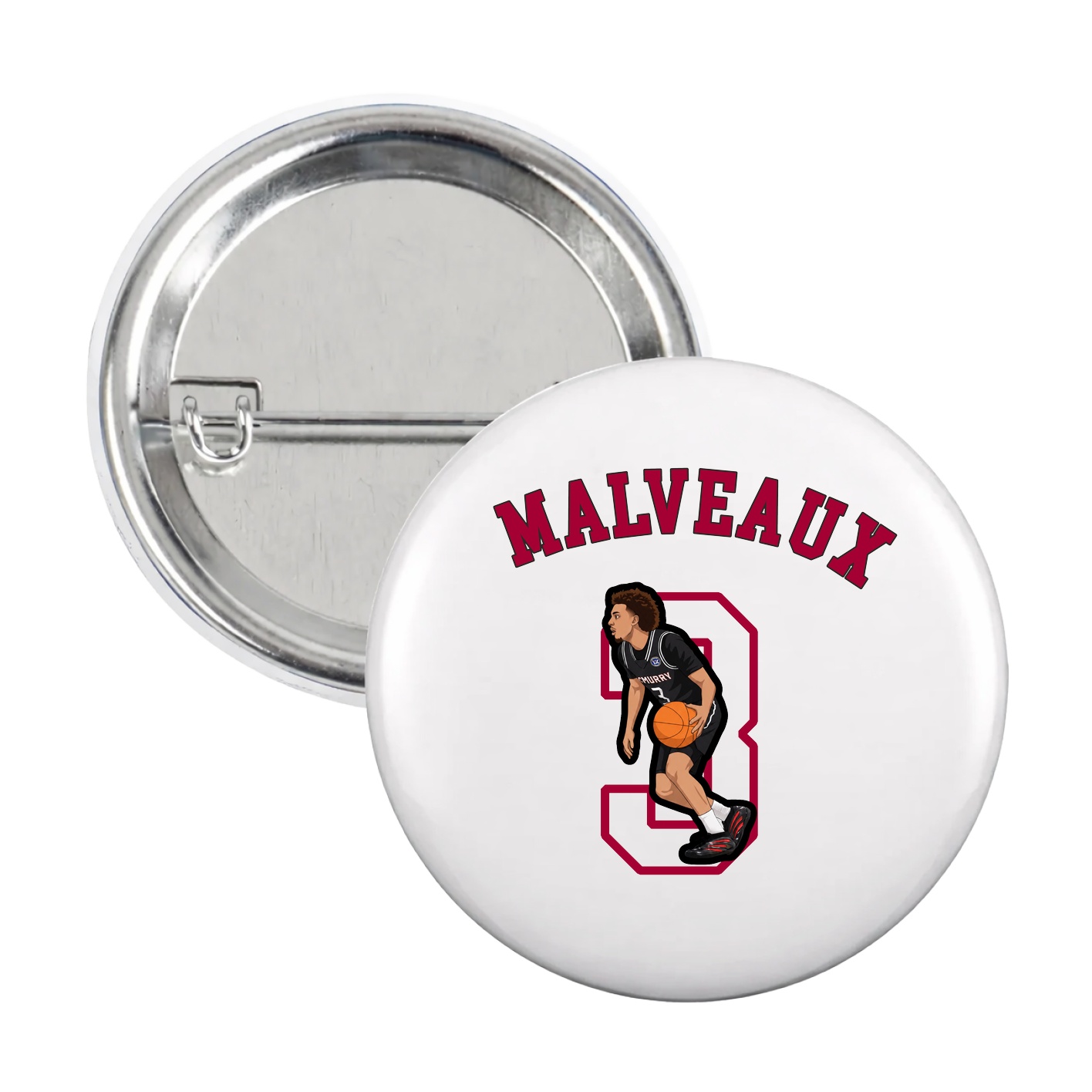 Game Day Button — Shirsey Arch in White