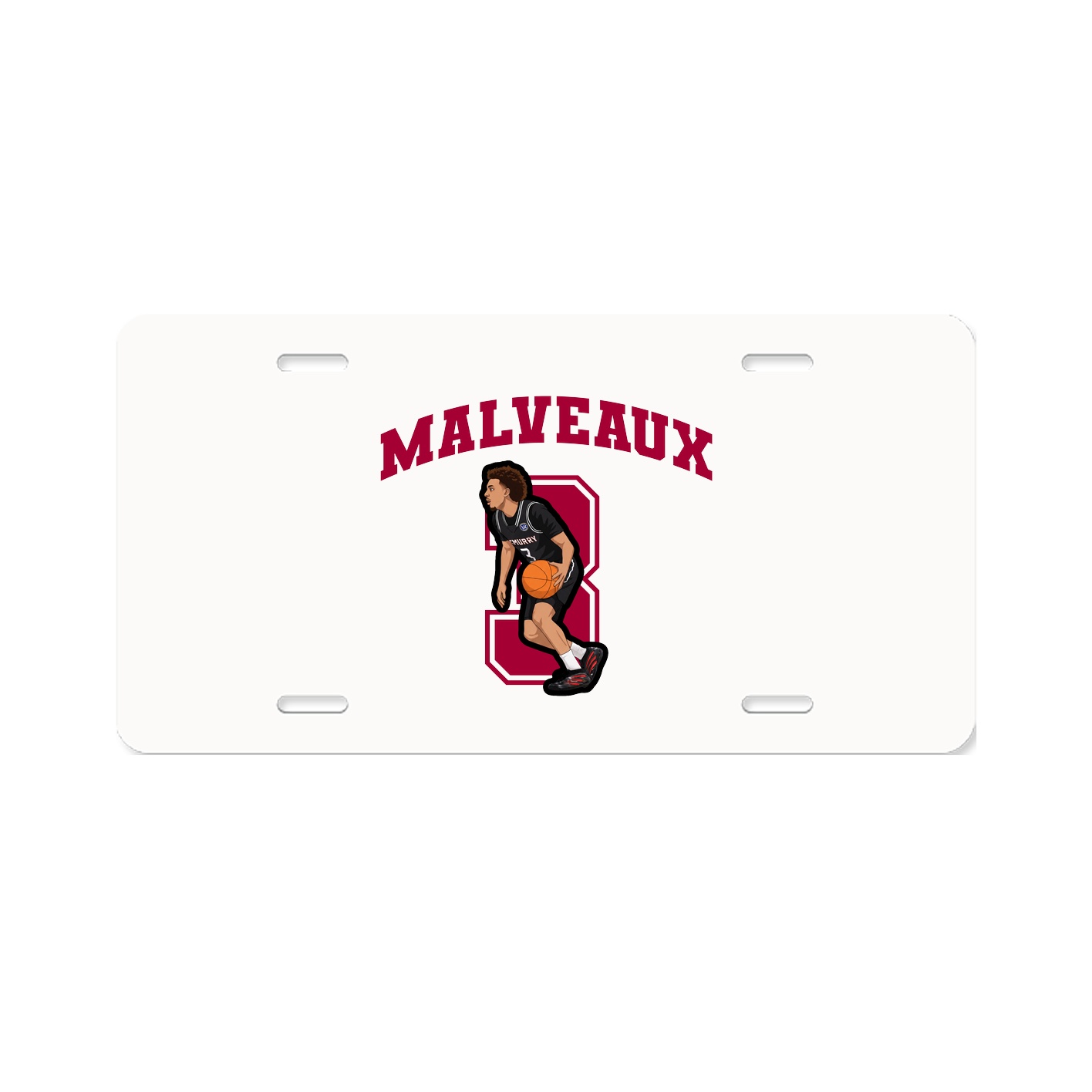 License Plate — Number in Classic