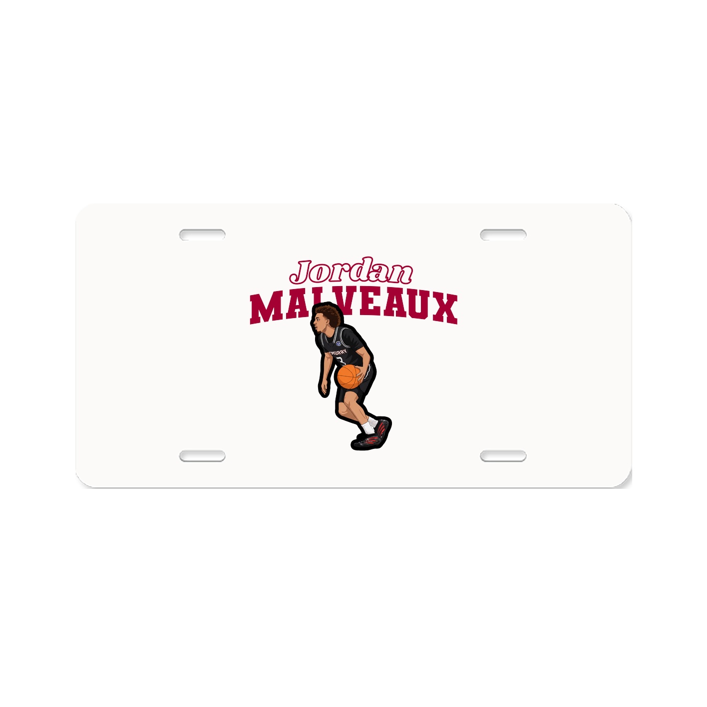 License Plate — Name Arch in Classic