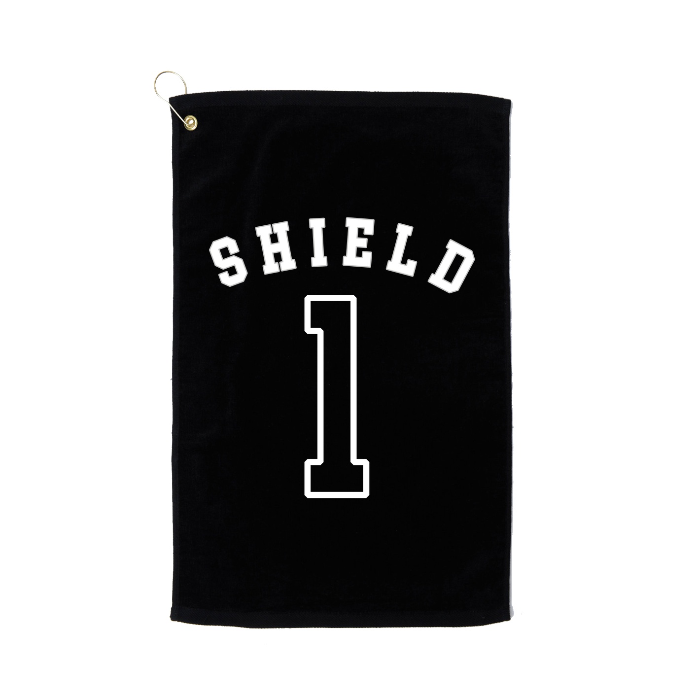 Golf Towel — Shirsey Arch in Black