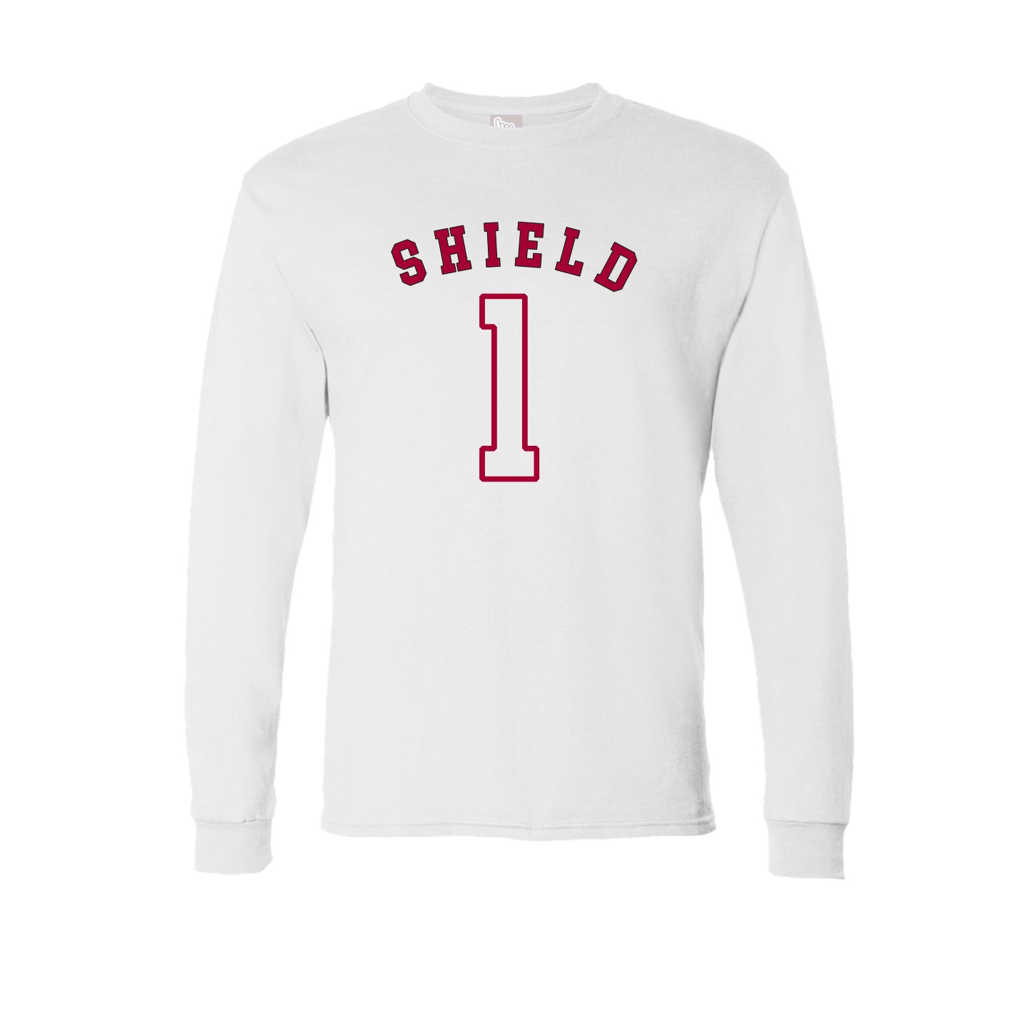 Long Sleeve Tee — Shirsey Arch in White