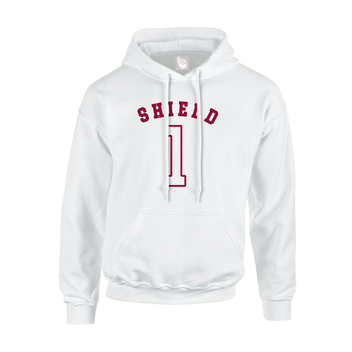 Hoodie — Shirsey Arch in White