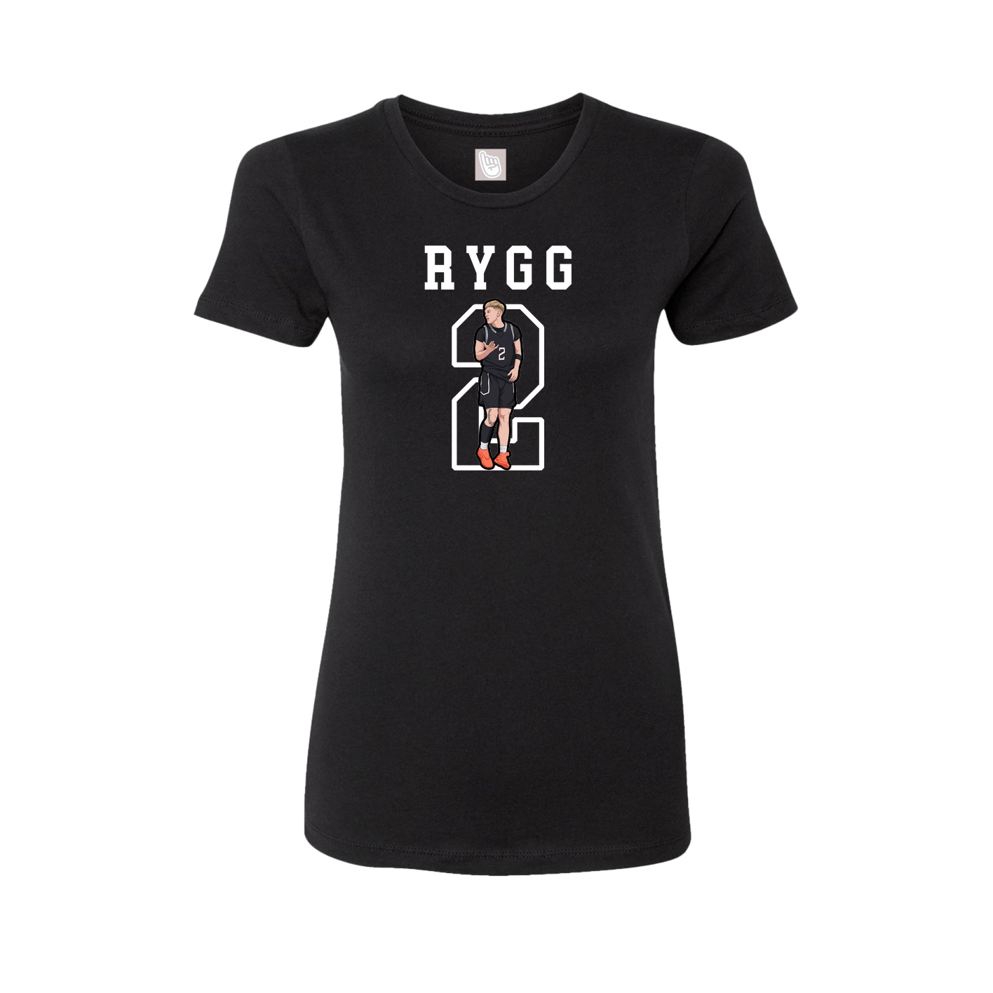 Fitted Women's Tee — Shirsey in Black