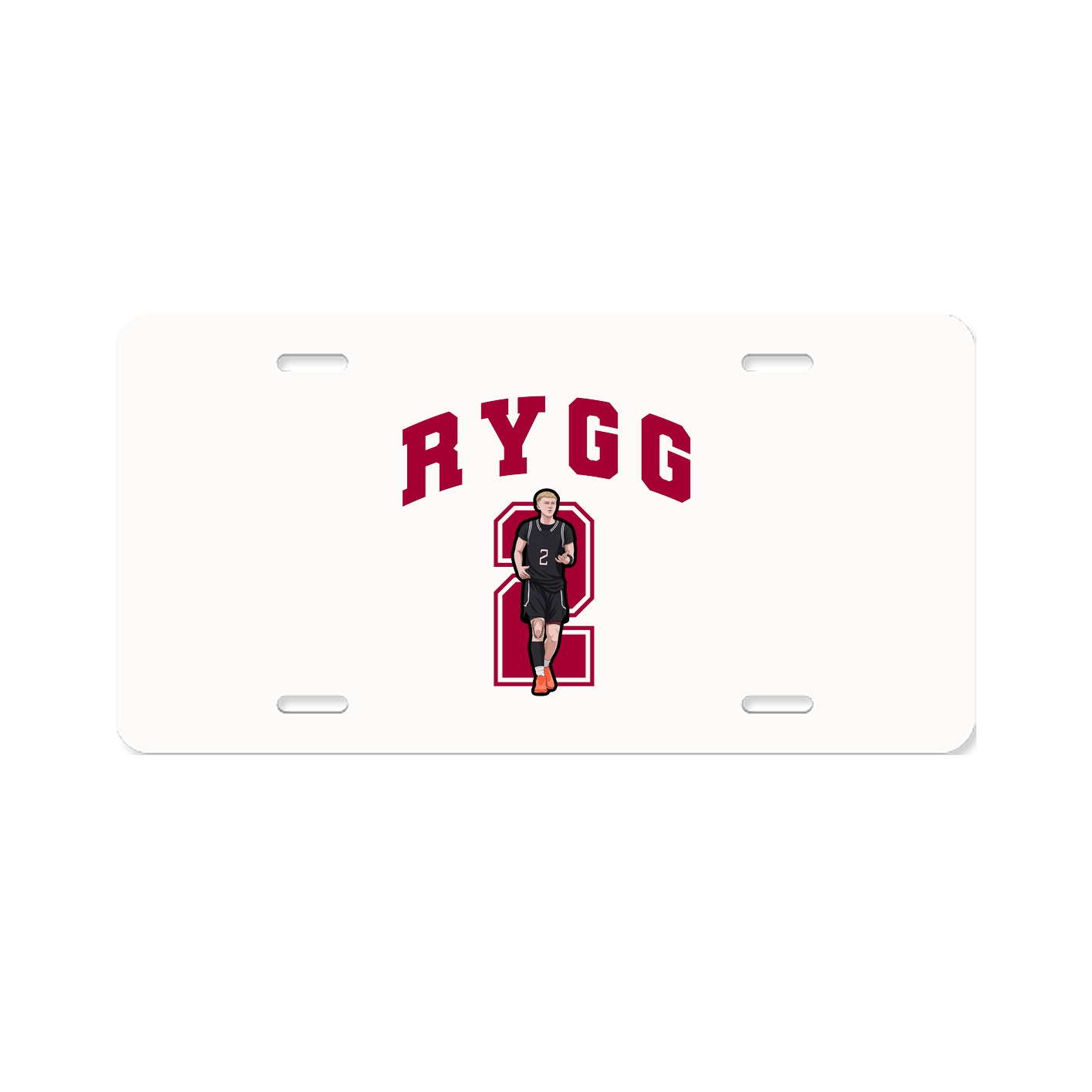 License Plate — Number in Classic