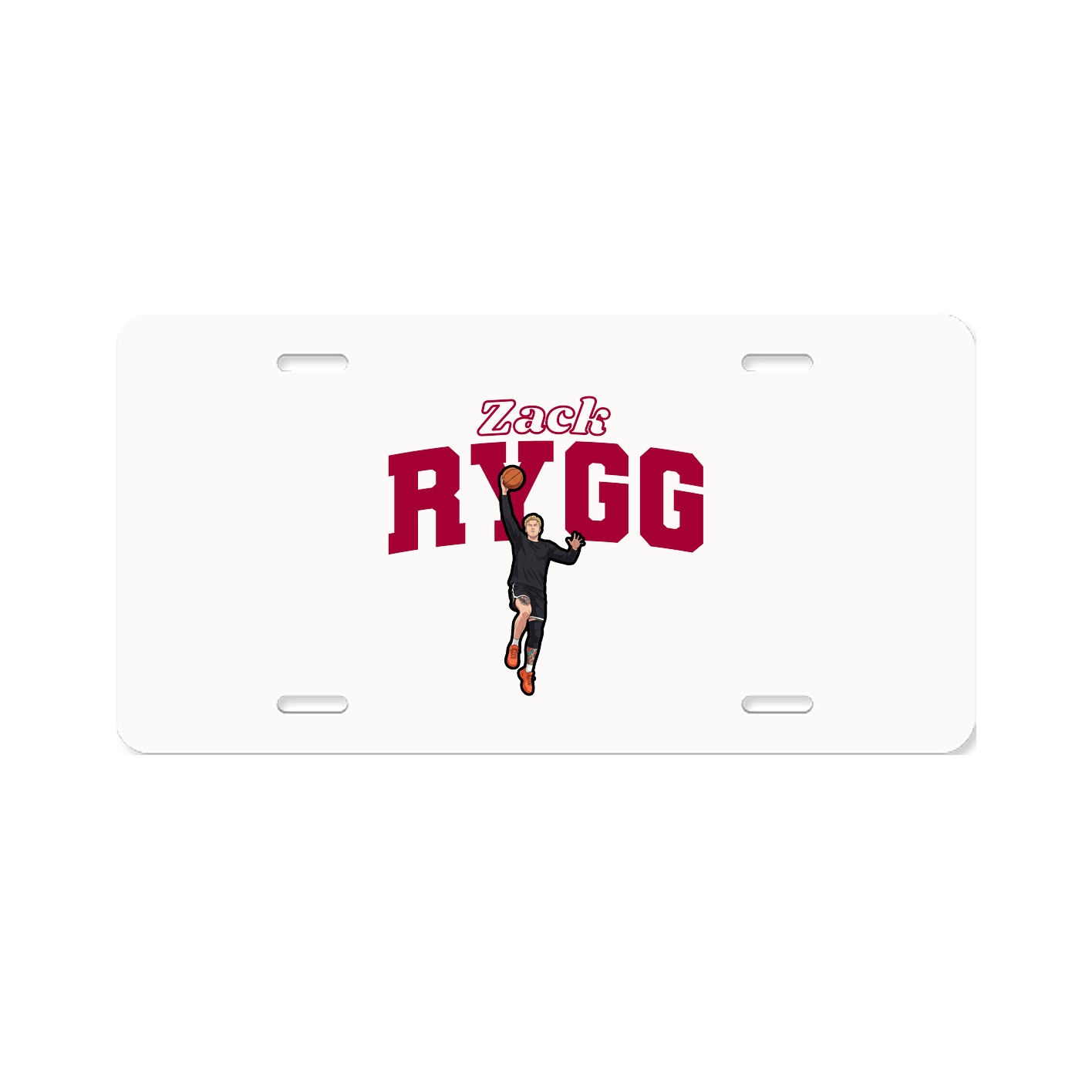 License Plate — Name Arch in Classic