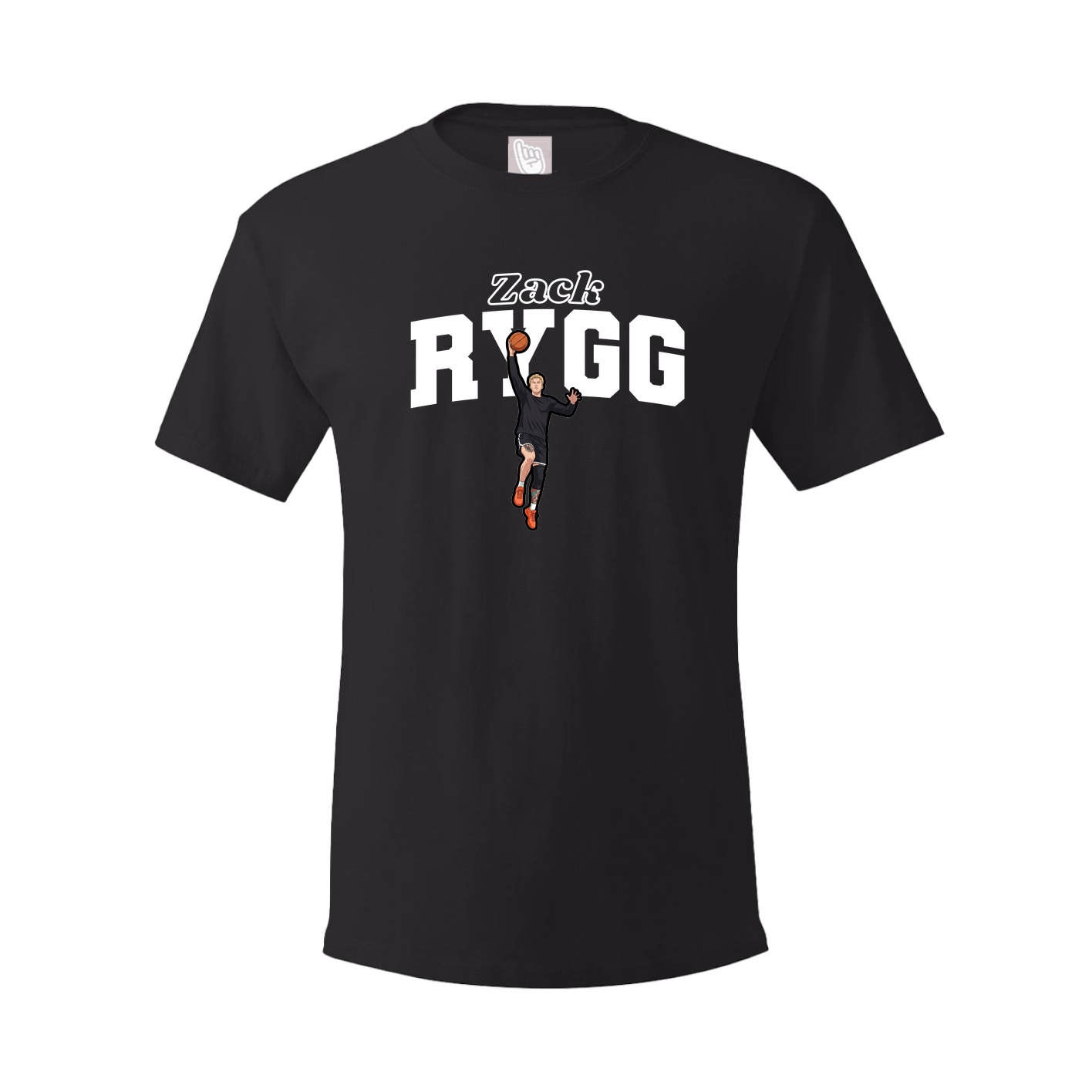 Youth Tee — Name Arch in Black