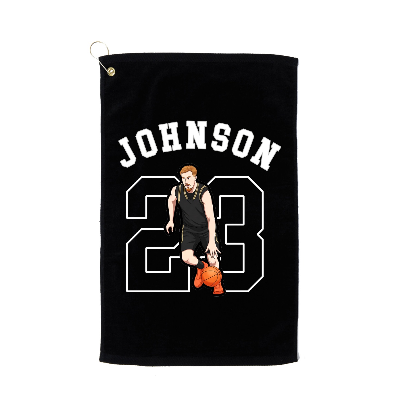 Golf Towel — Shirsey Arch in Black