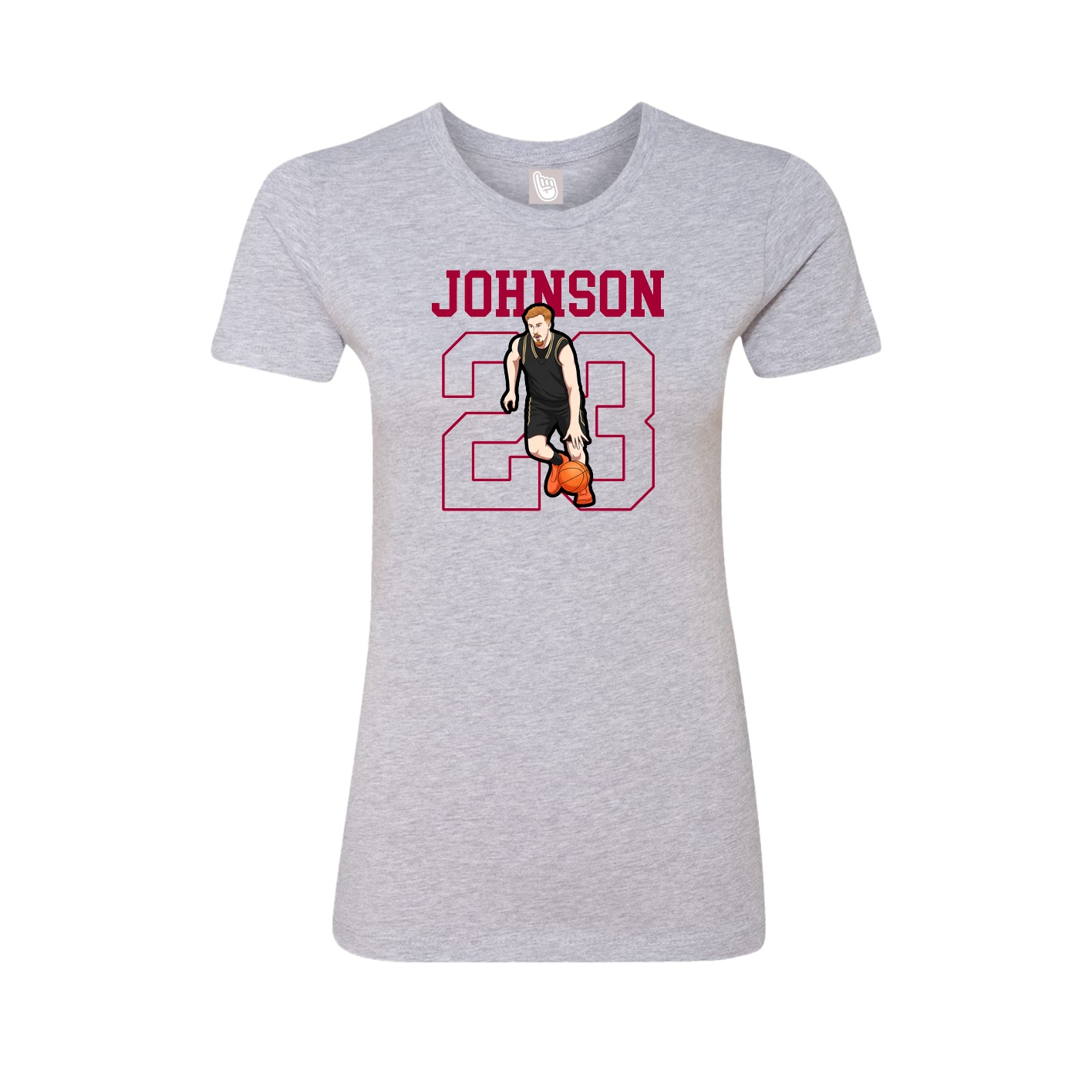 Fitted Women's Tee — Shirsey in Grey
