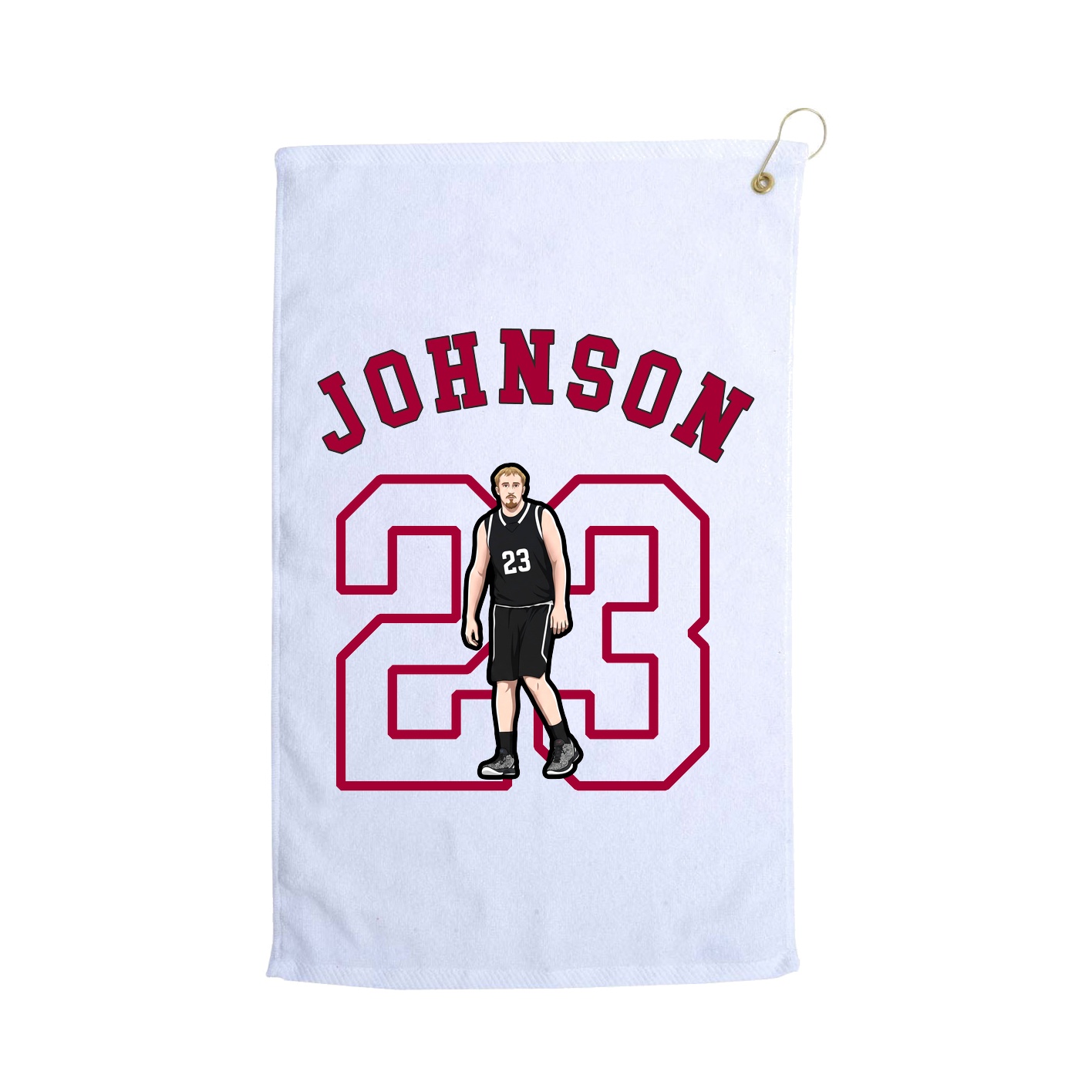 Golf Towel — Shirsey Arch in White