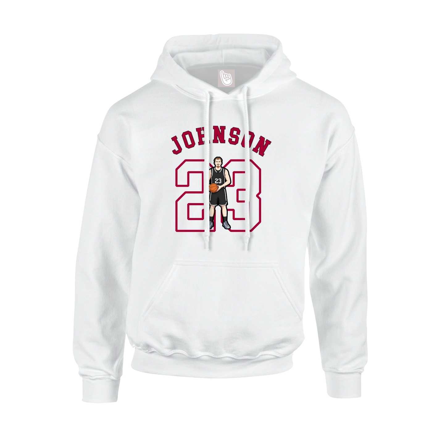 Hoodie — Shirsey Arch in White