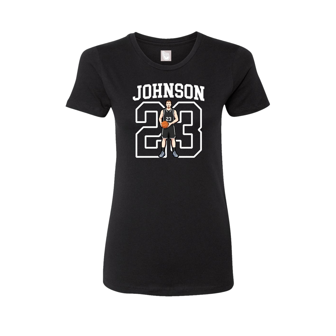 Fitted Women's Tee — Shirsey in Black