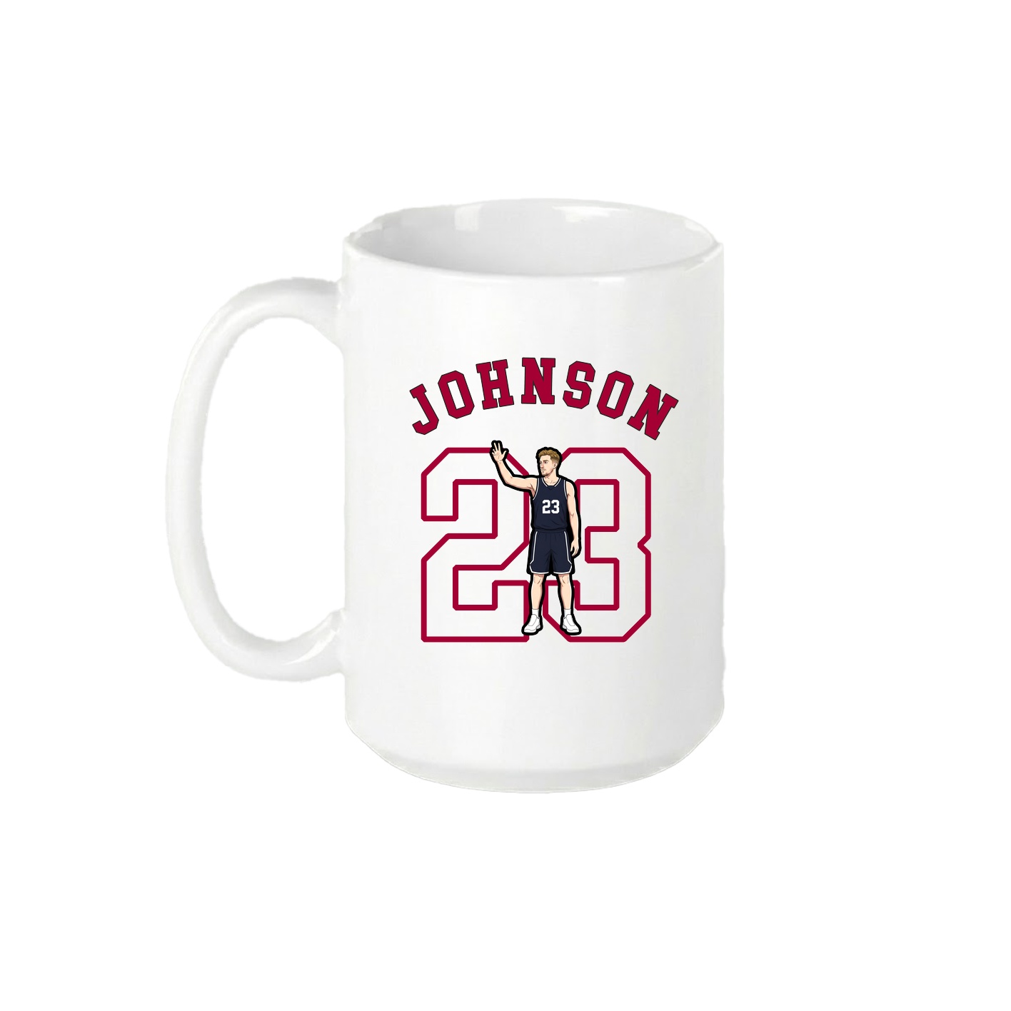 15oz Coffee Mug — Shirsey Arch in White