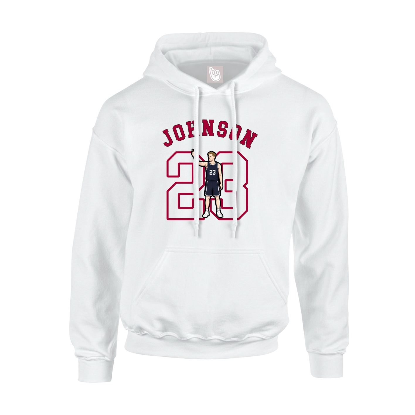 Youth Hoodie — Shirsey Arch in White