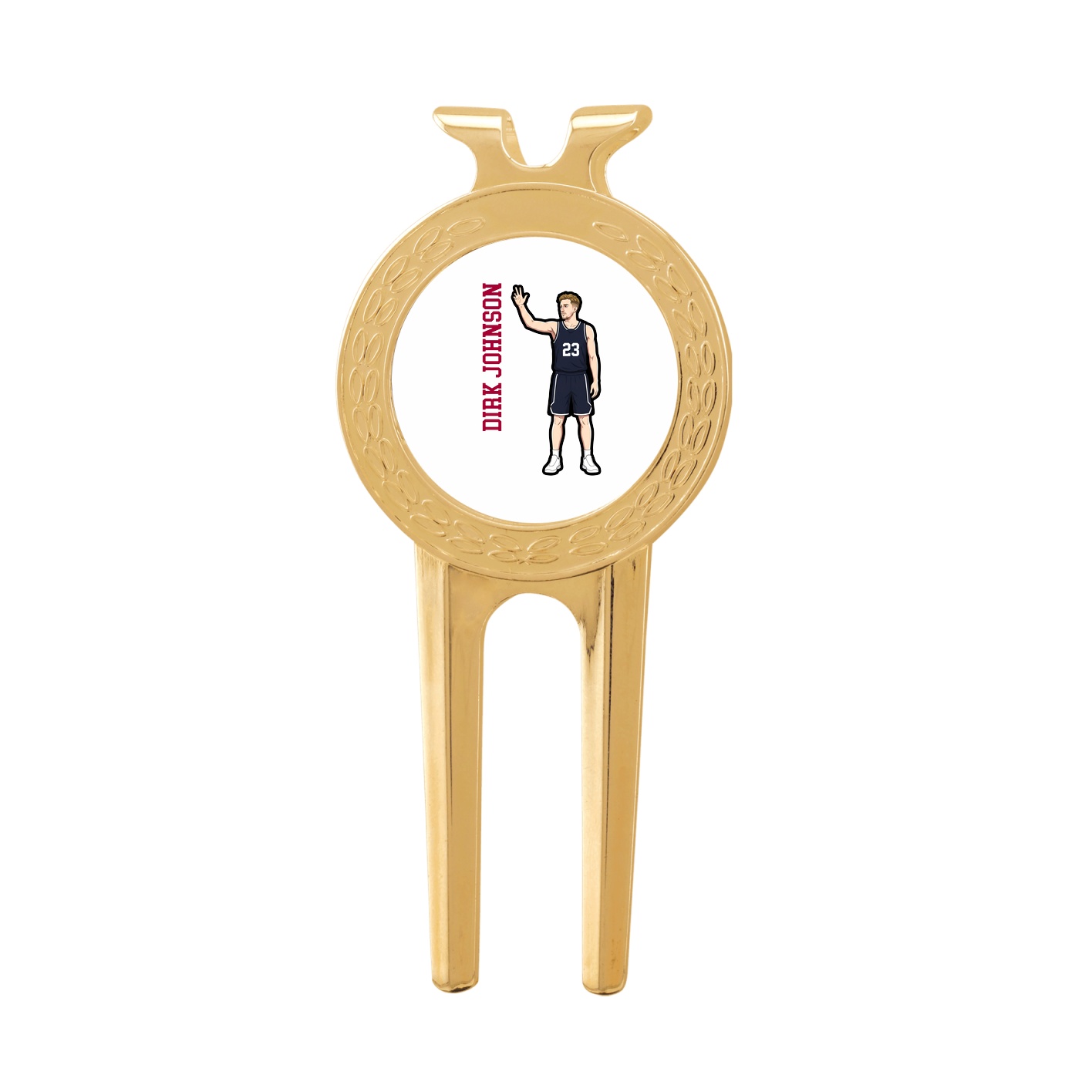 Divot Tool with Ball Marker — Name Vertical in Classic
