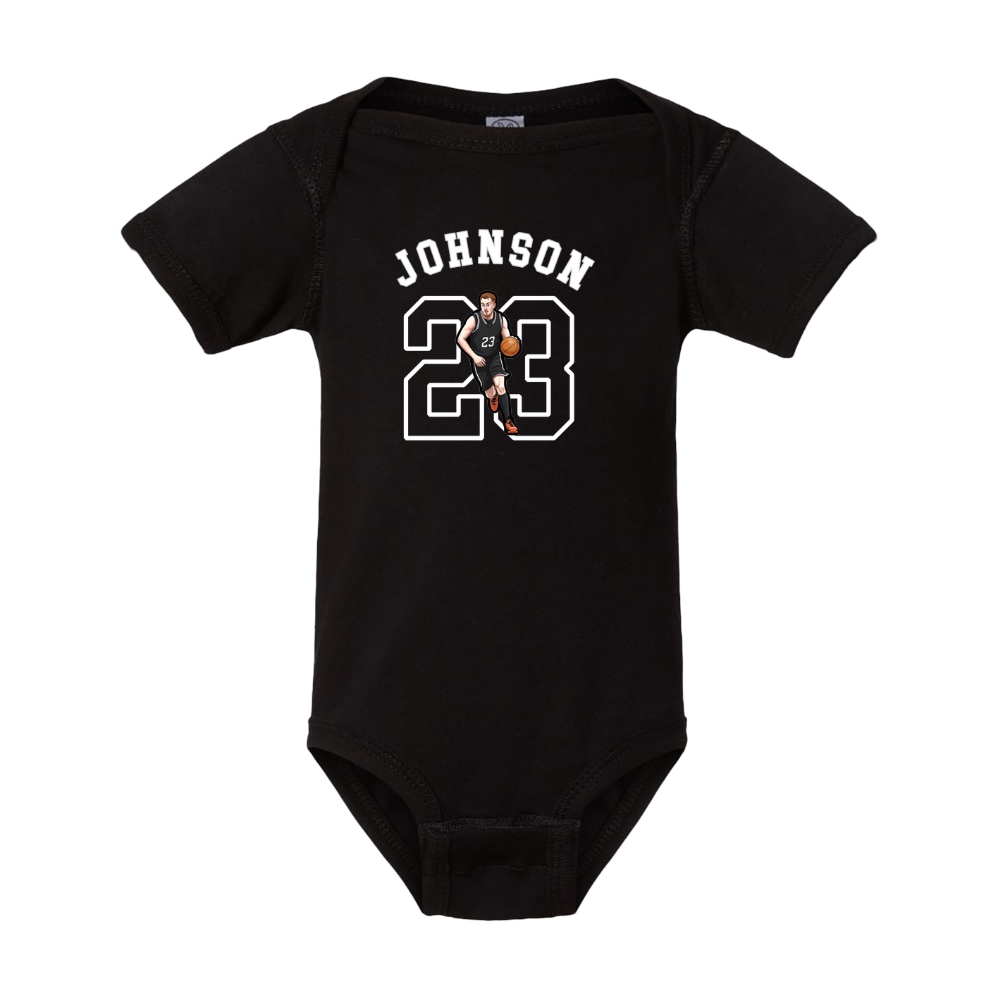 Baby Onesie — Shirsey Arch in Black