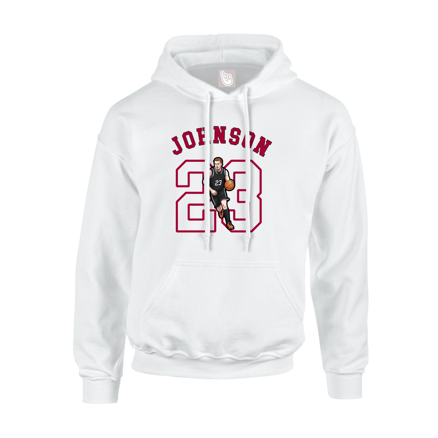Hoodie — Shirsey Arch in White