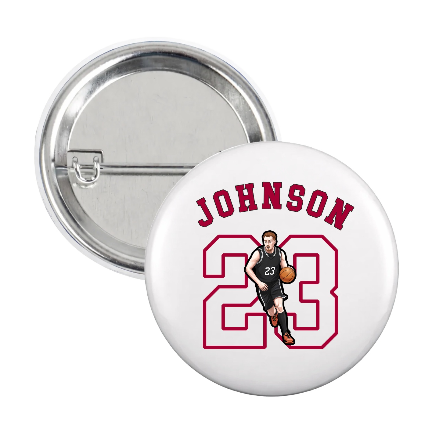 Game Day Button — Shirsey Arch in White
