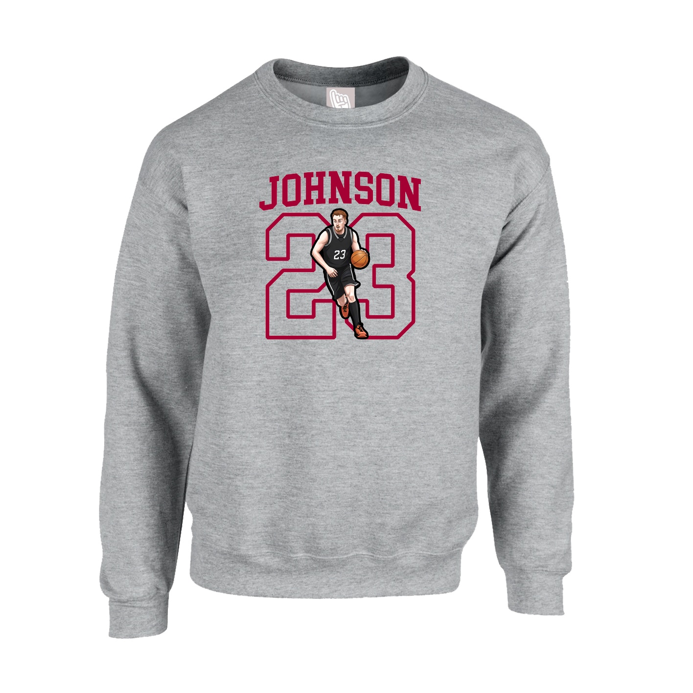 Fleece Crew — Shirsey in Grey