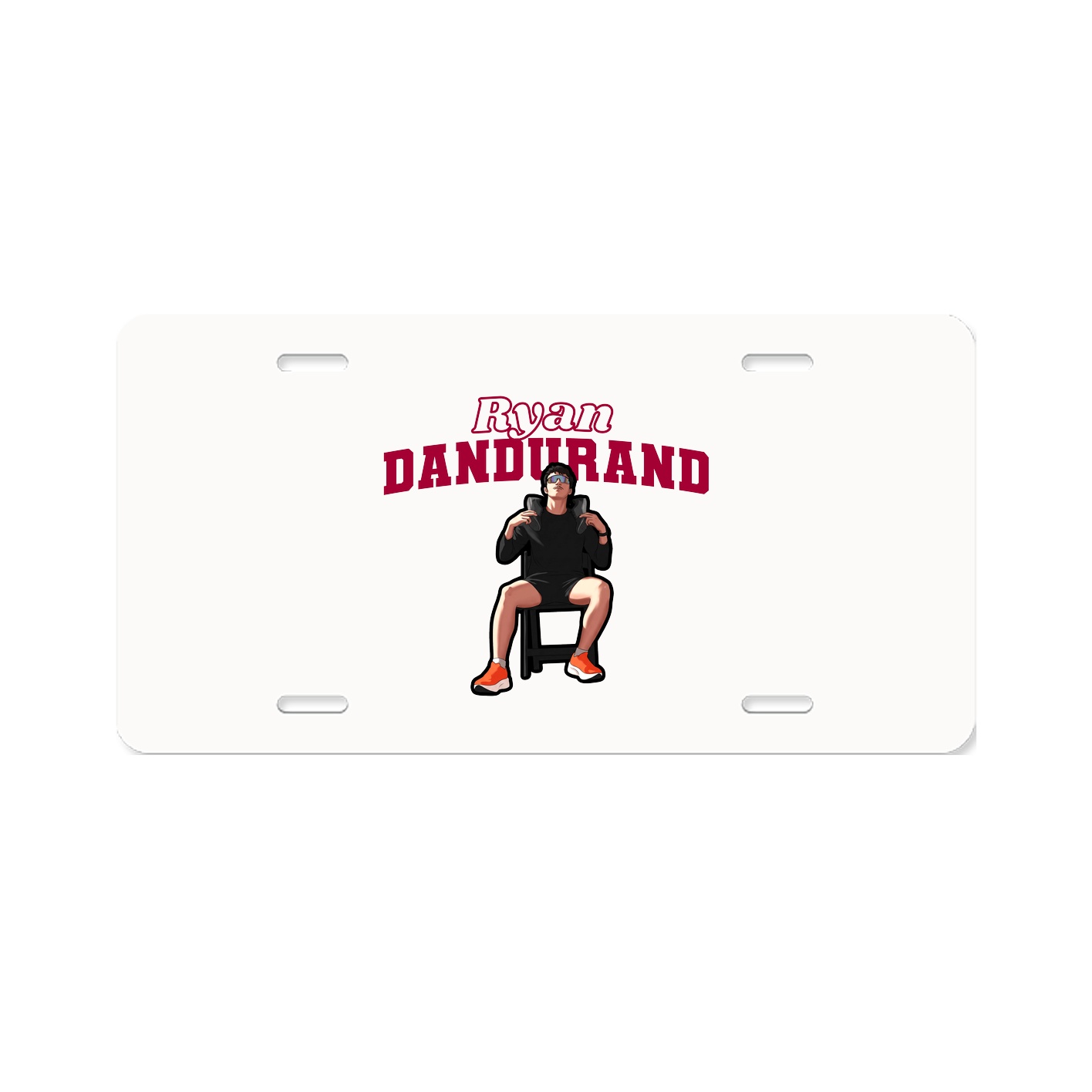 License Plate — Name Arch in Classic