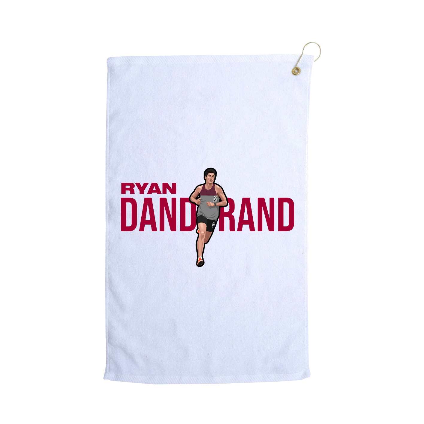 Golf Towel — Player Name in White