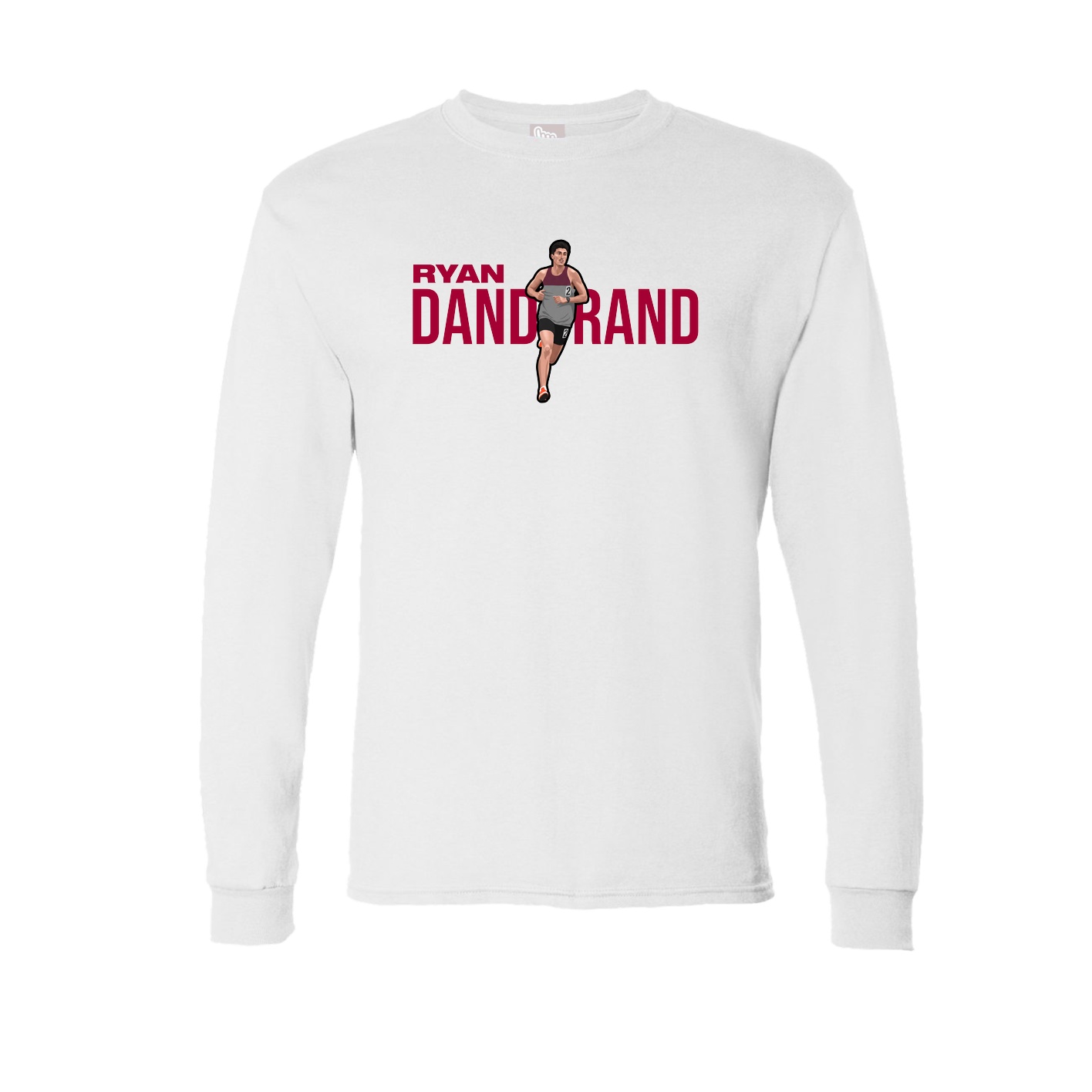Long Sleeve Tee — Player Name in White