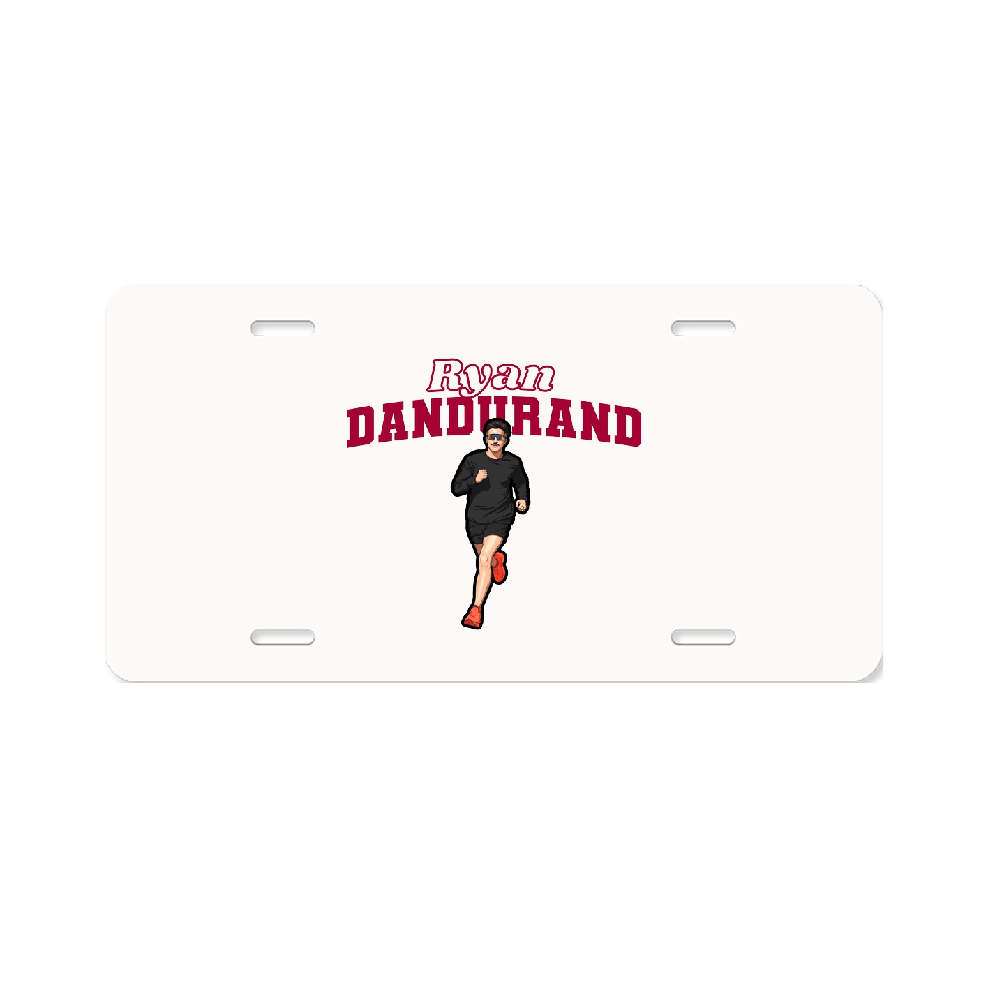 License Plate — Name Arch in Classic