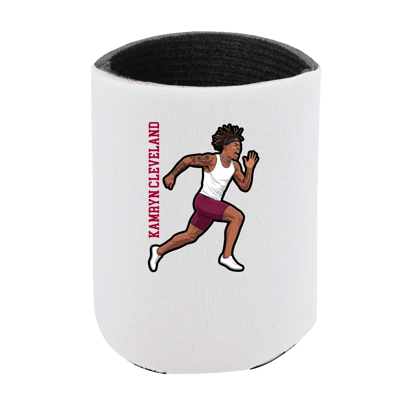 Can Holder — Name Vertical in White