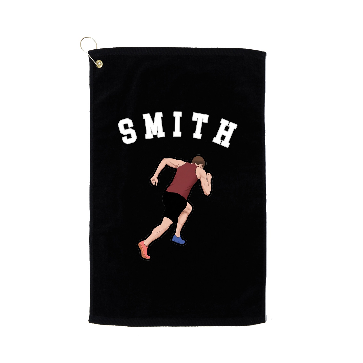 Golf Towel — Shirsey Arch in Black