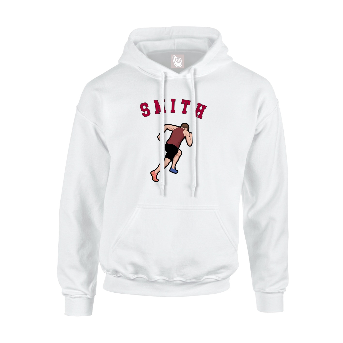 Hoodie — Shirsey Arch in White