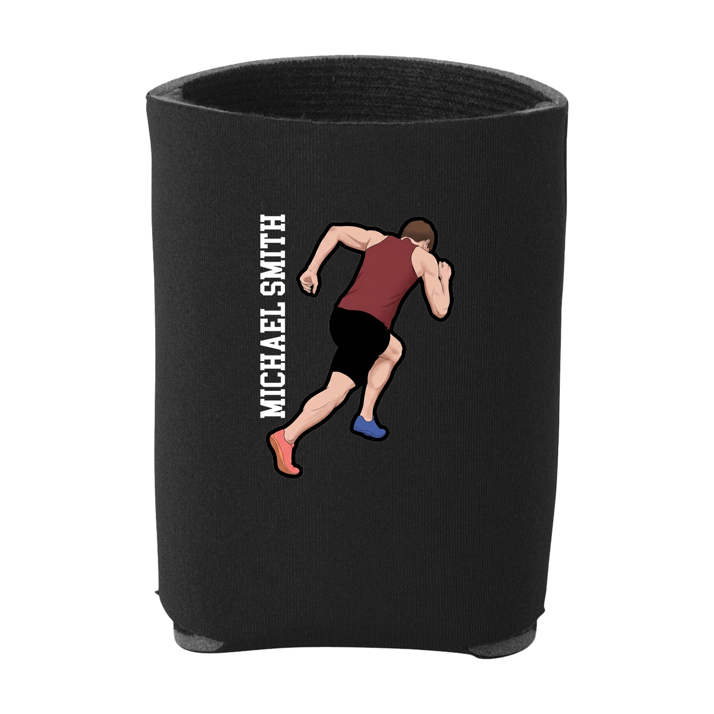 Can Holder — Name Vertical in Black