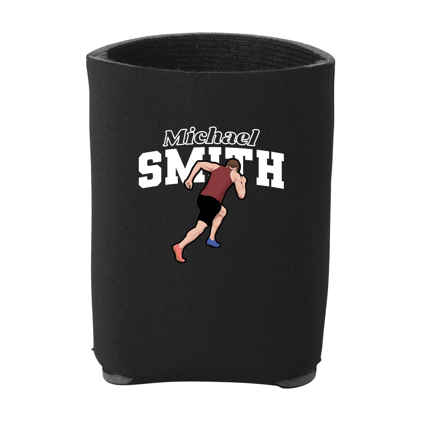 Can Holder — Name Arch in Black