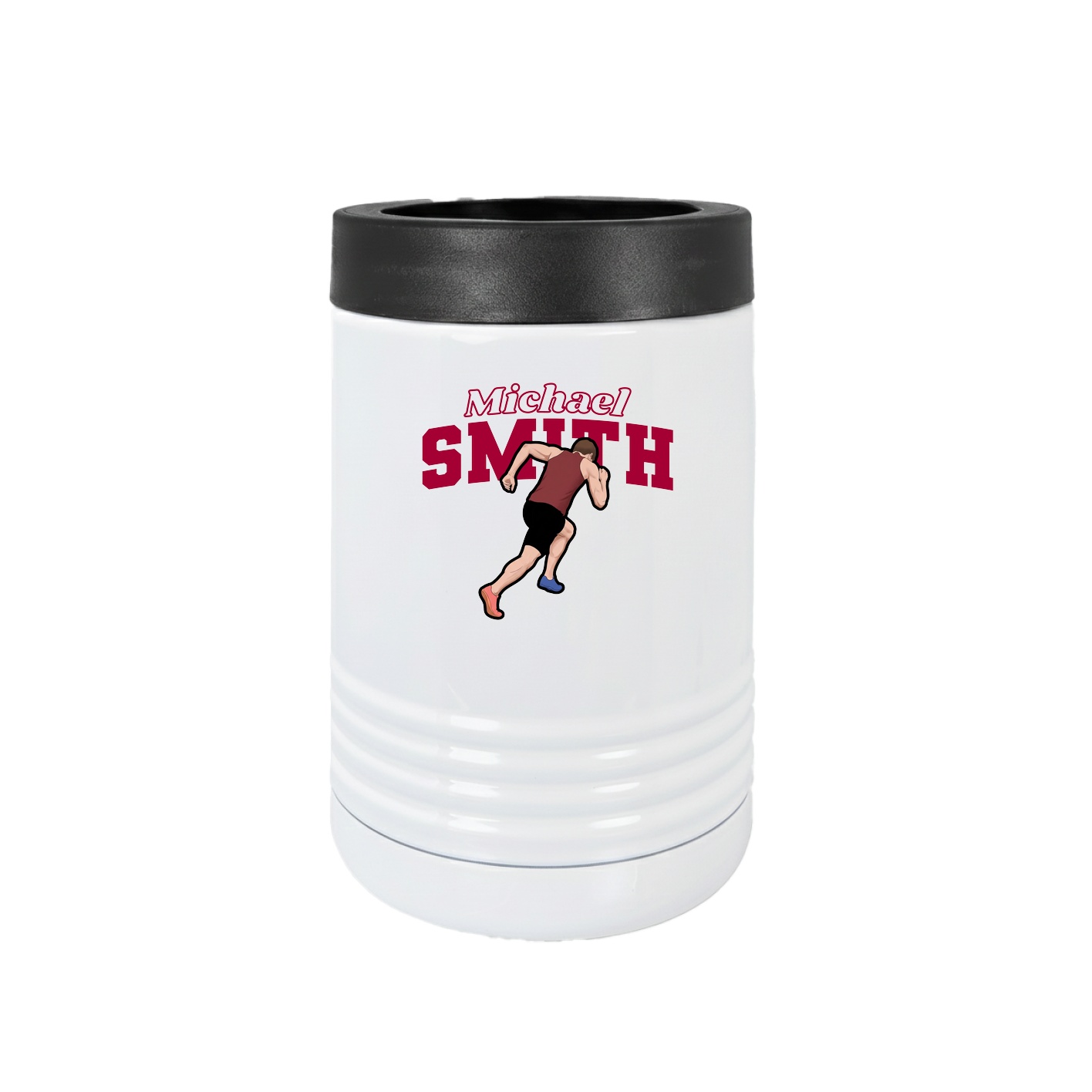 Beverage Holder — Name Arch in White