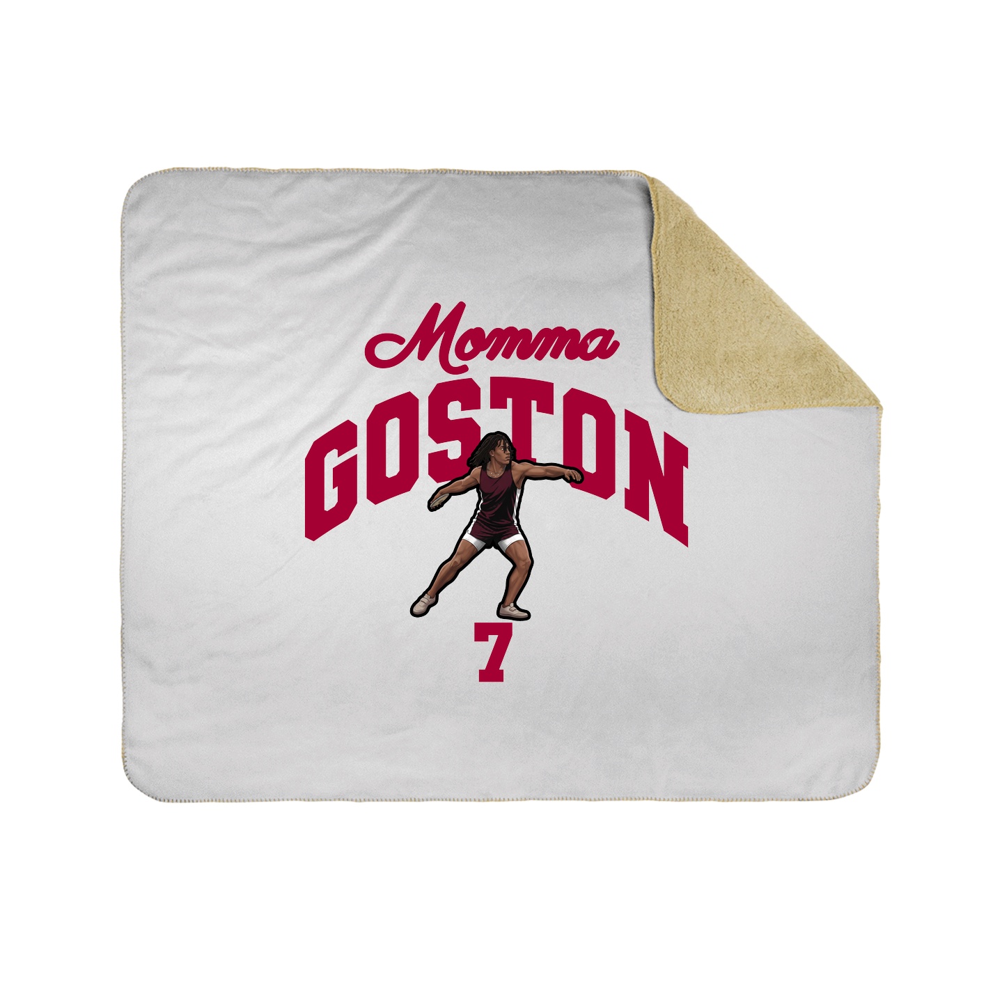 Throw Blanket — Mothers Day Arch in White