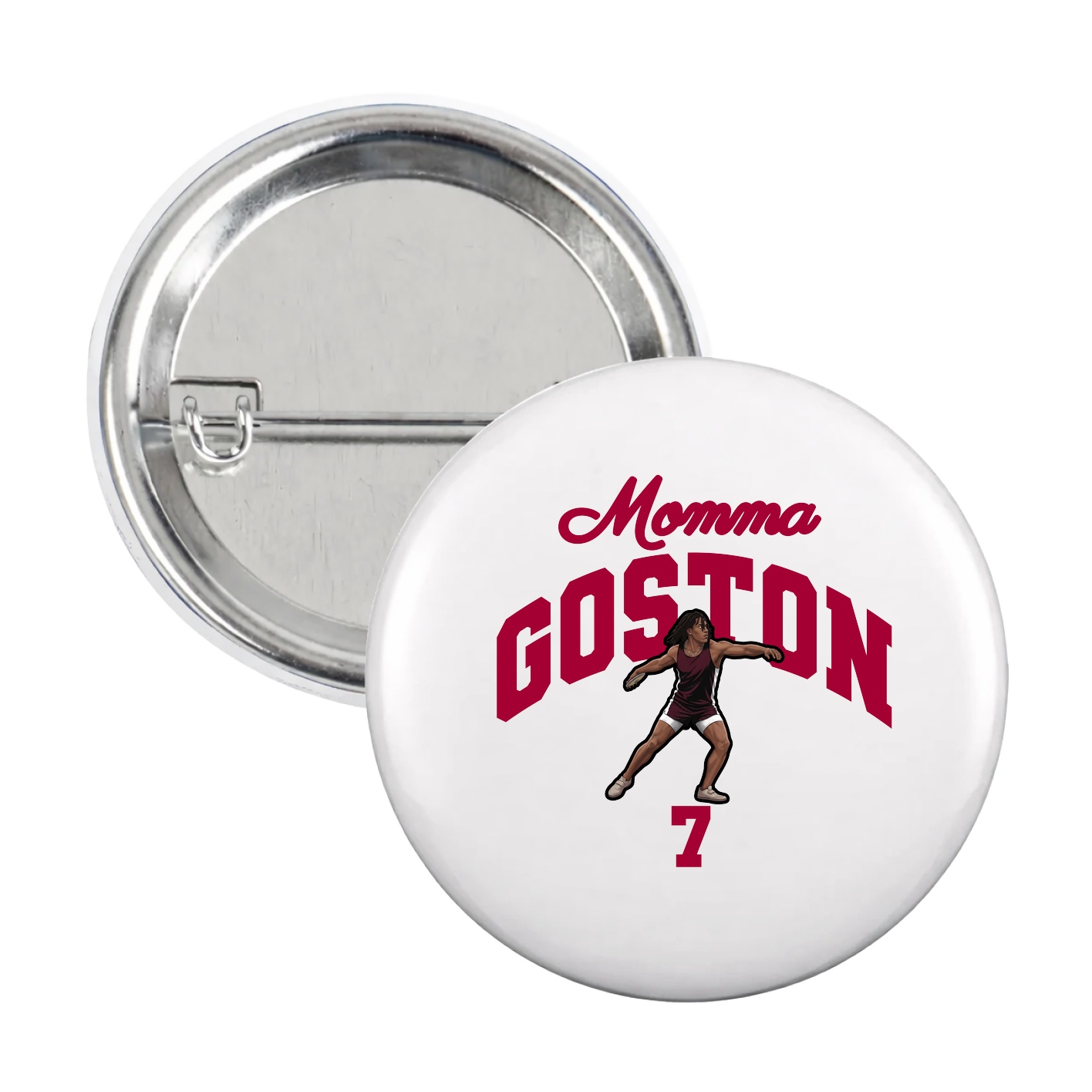 Game Day Button — Mothers Day Arch in White