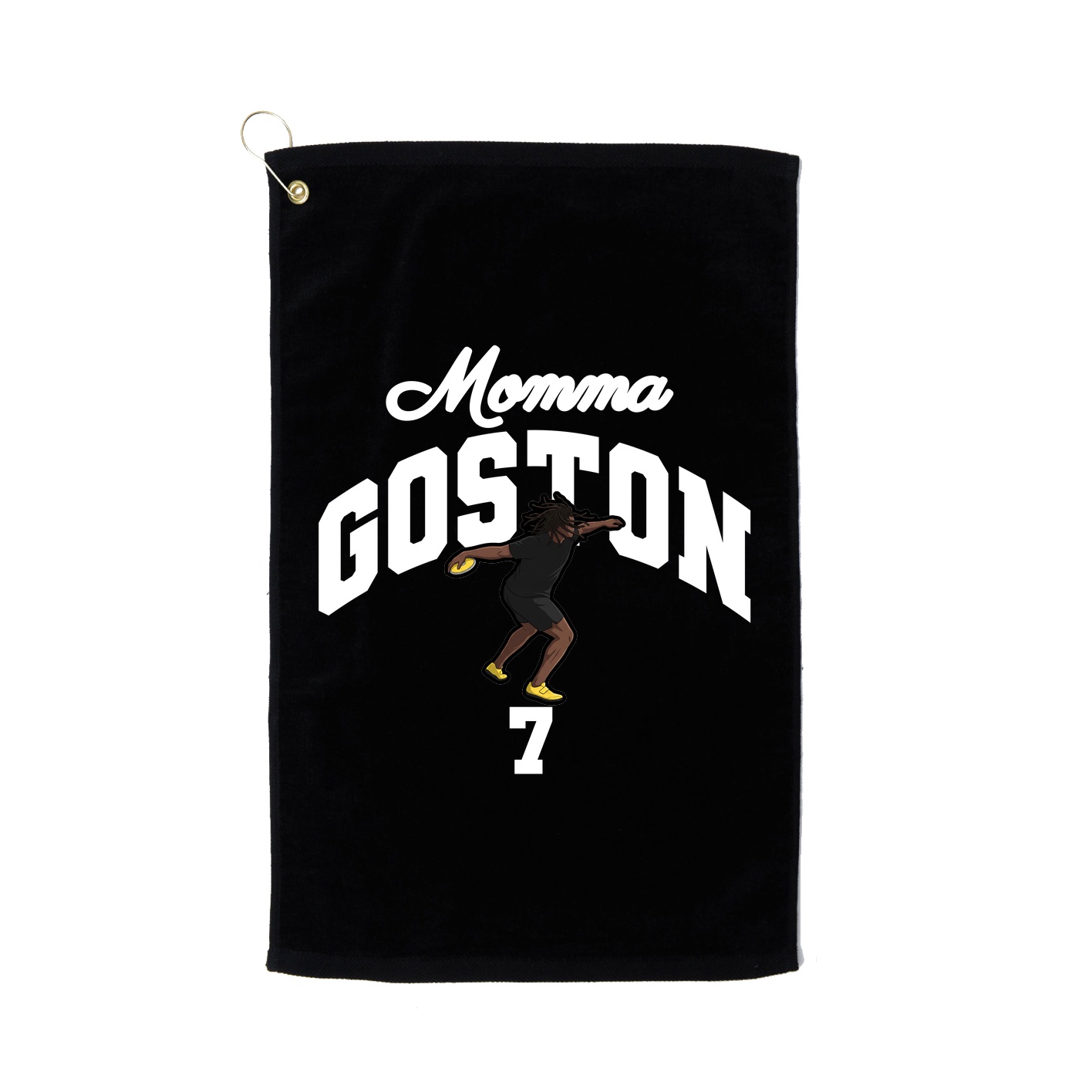 Golf Towel — Mothers Day Arch in Black
