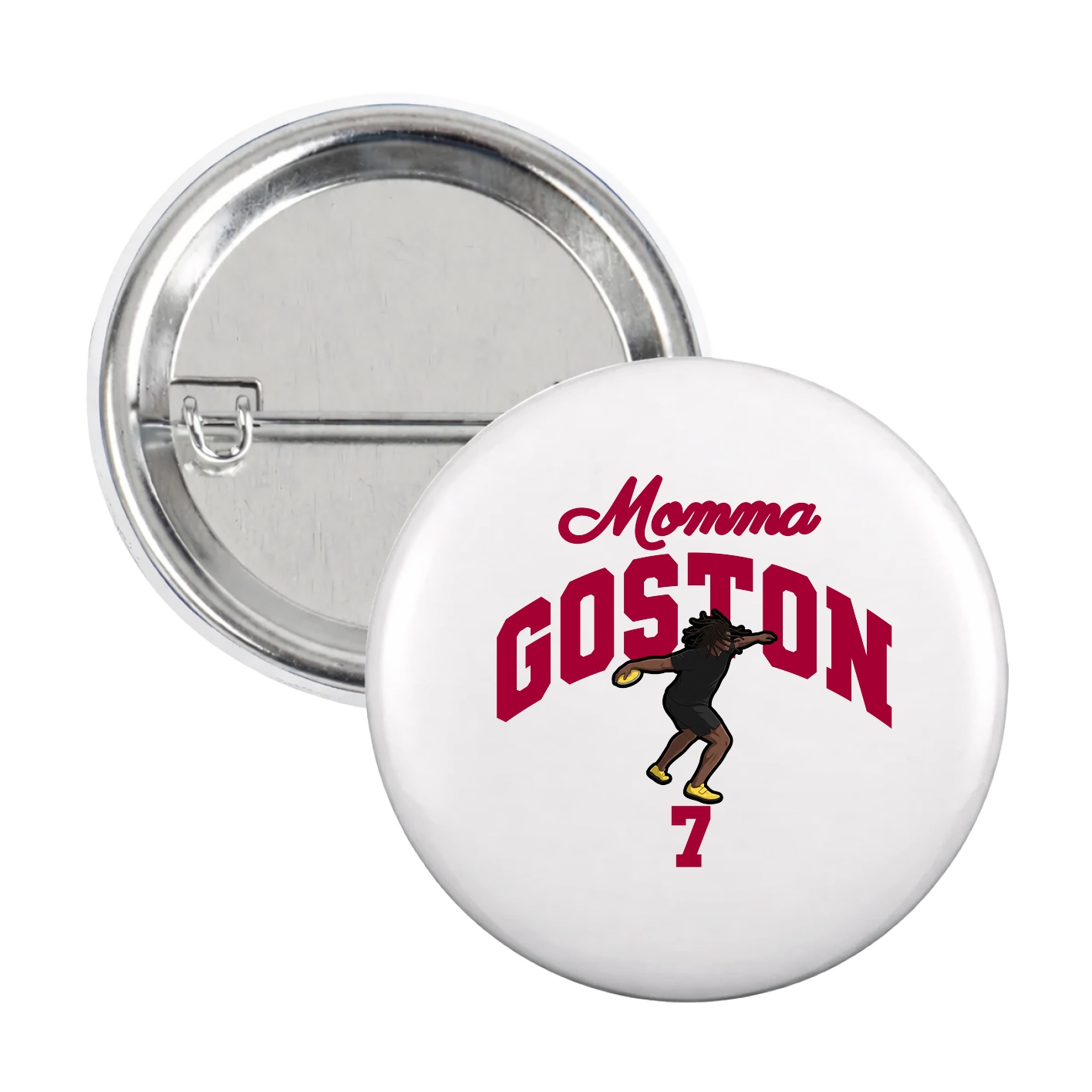 Game Day Button — Mothers Day Arch in White