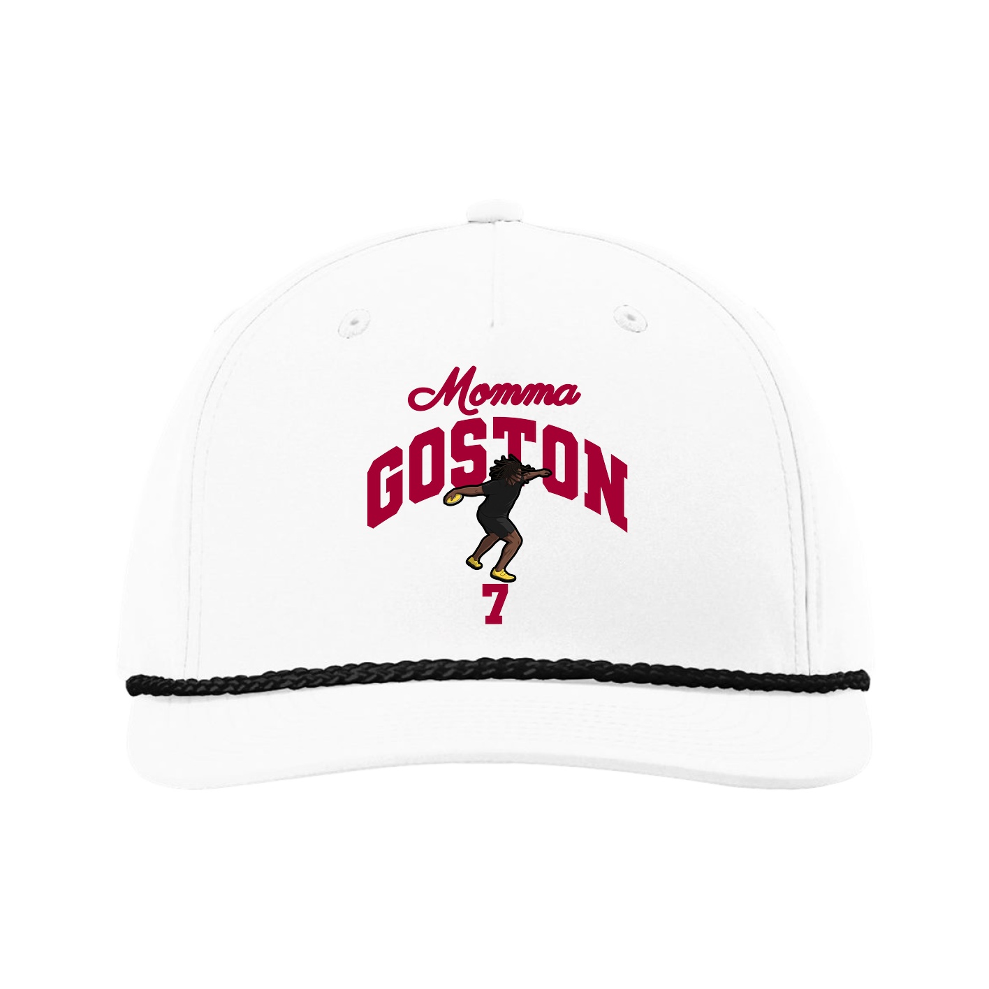 Five-Panel Classic Rope Cap — Mothers Day Arch in White
