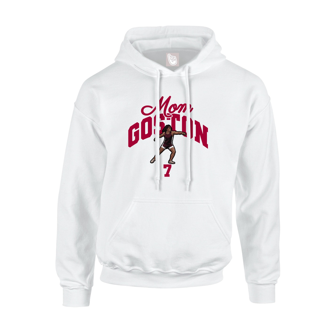 Youth Hoodie — Mothers Day Arch in White