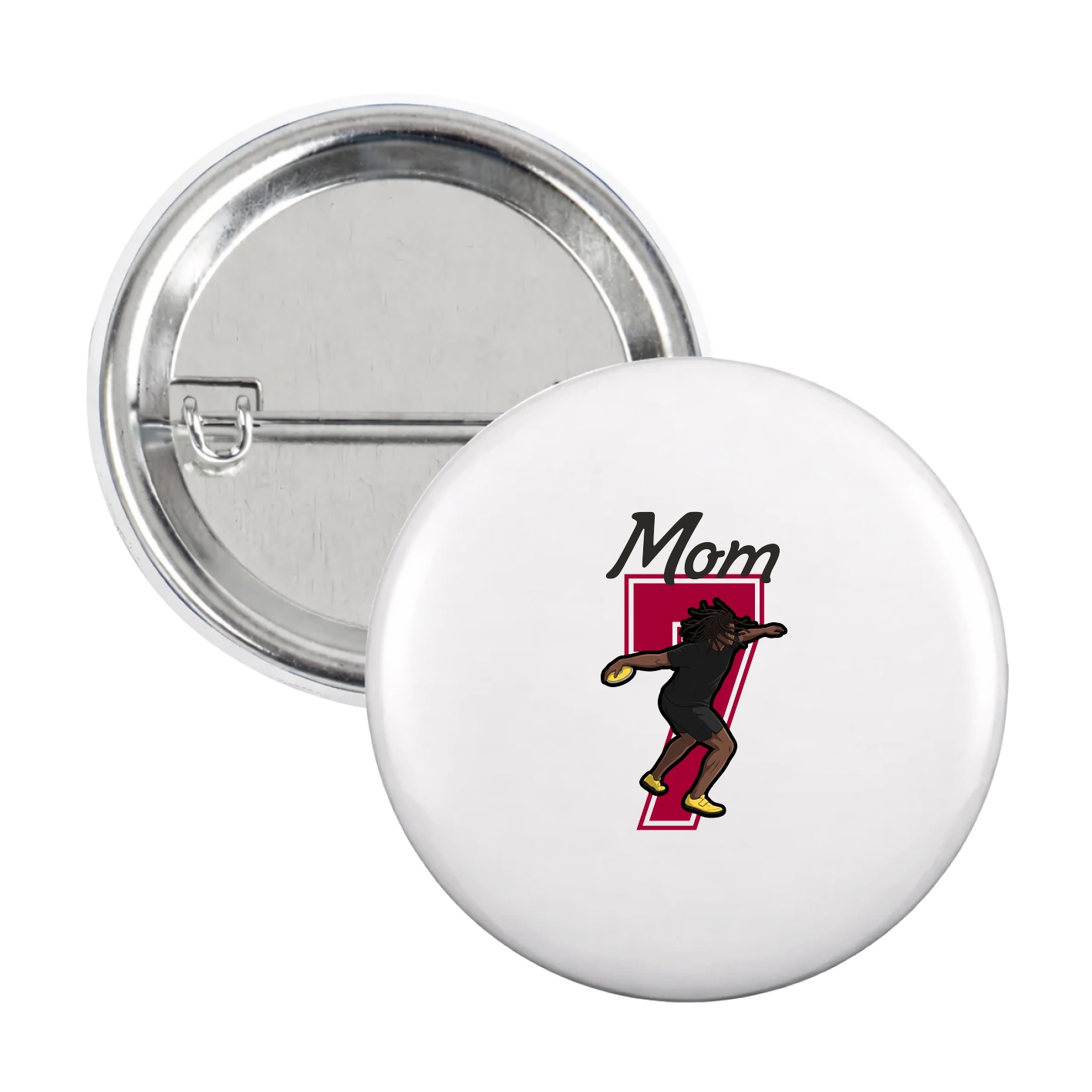 Game Day Button — Mothers Day Shirsey in White