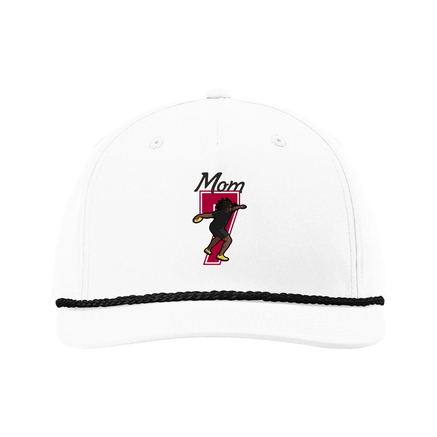 Five-Panel Classic Rope Cap — Mothers Day Shirsey in White