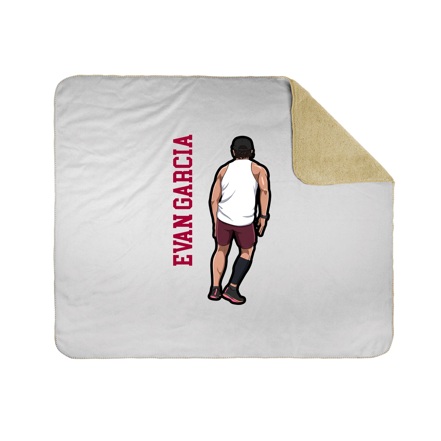50x60 Sherpa Lined Throw Blanket