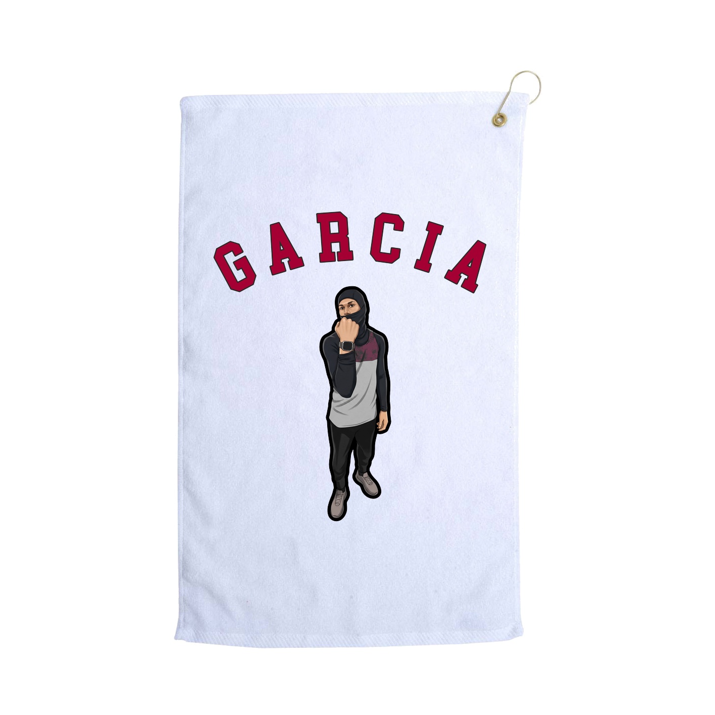 Golf Towel — Shirsey Arch in White